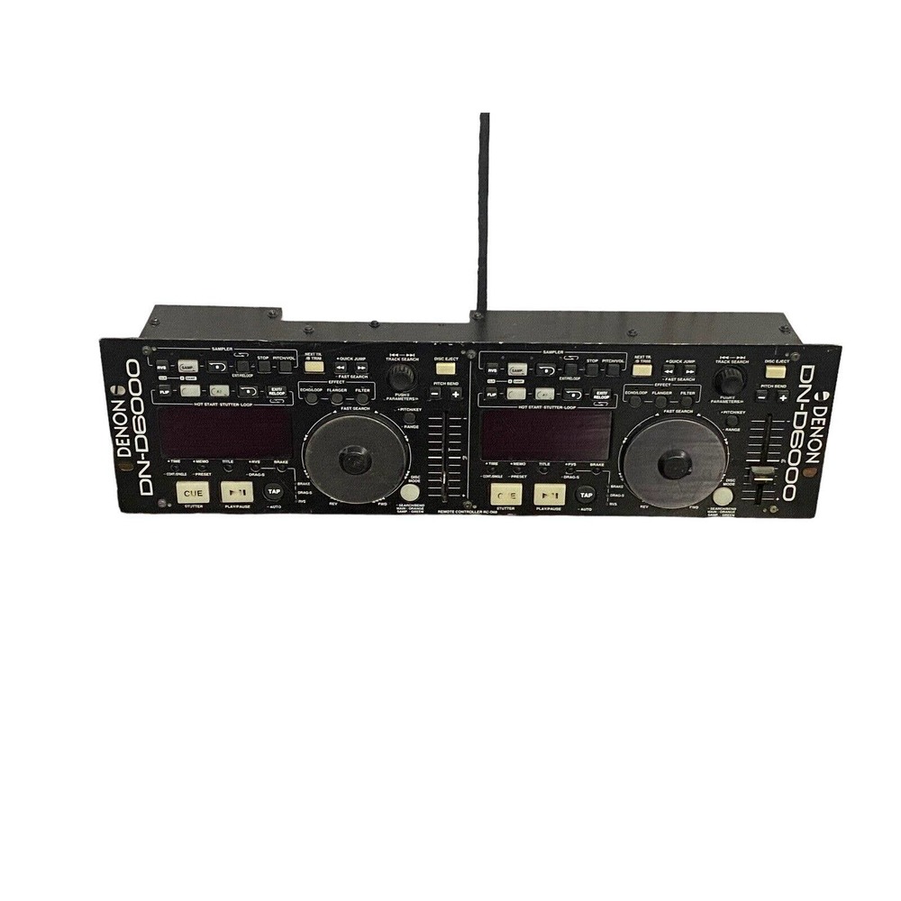 Denon DN-D6000 Rack Mount DJ Controller For Dual CD/MP3 Player 2-Channel 16-Bit - Picture 2 of 9